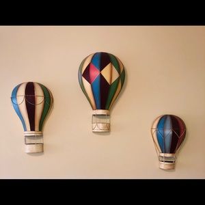 Wall Hanging Hot Air Balloons